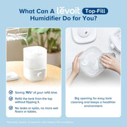 LEVOIT Classic 160 2.5L Top Fill Ultrasonic Humidifiers for Bedroom